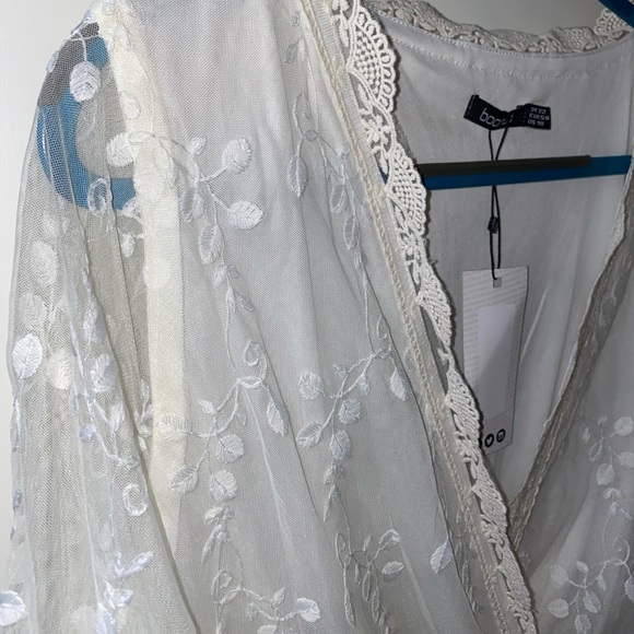 Boohoo Dainty Boho Lace Dress - Picture 7 of 8